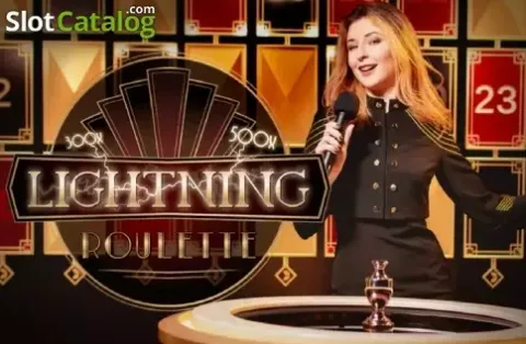 Lightning Roulette live dealer studio table